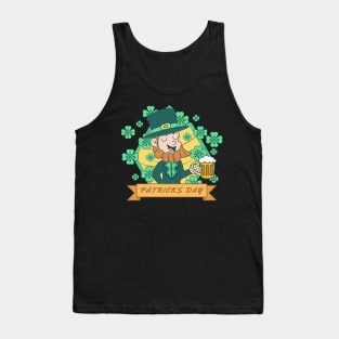 Uncle Beer party patricks day Tank Top